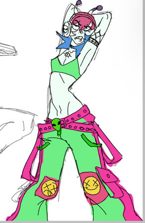 Alien girlie! Alien girlie!